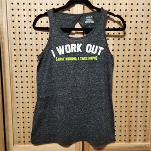 SO Perfect Active Tank Perfectly Soft You I Work Out Just Kidding i Take Naps